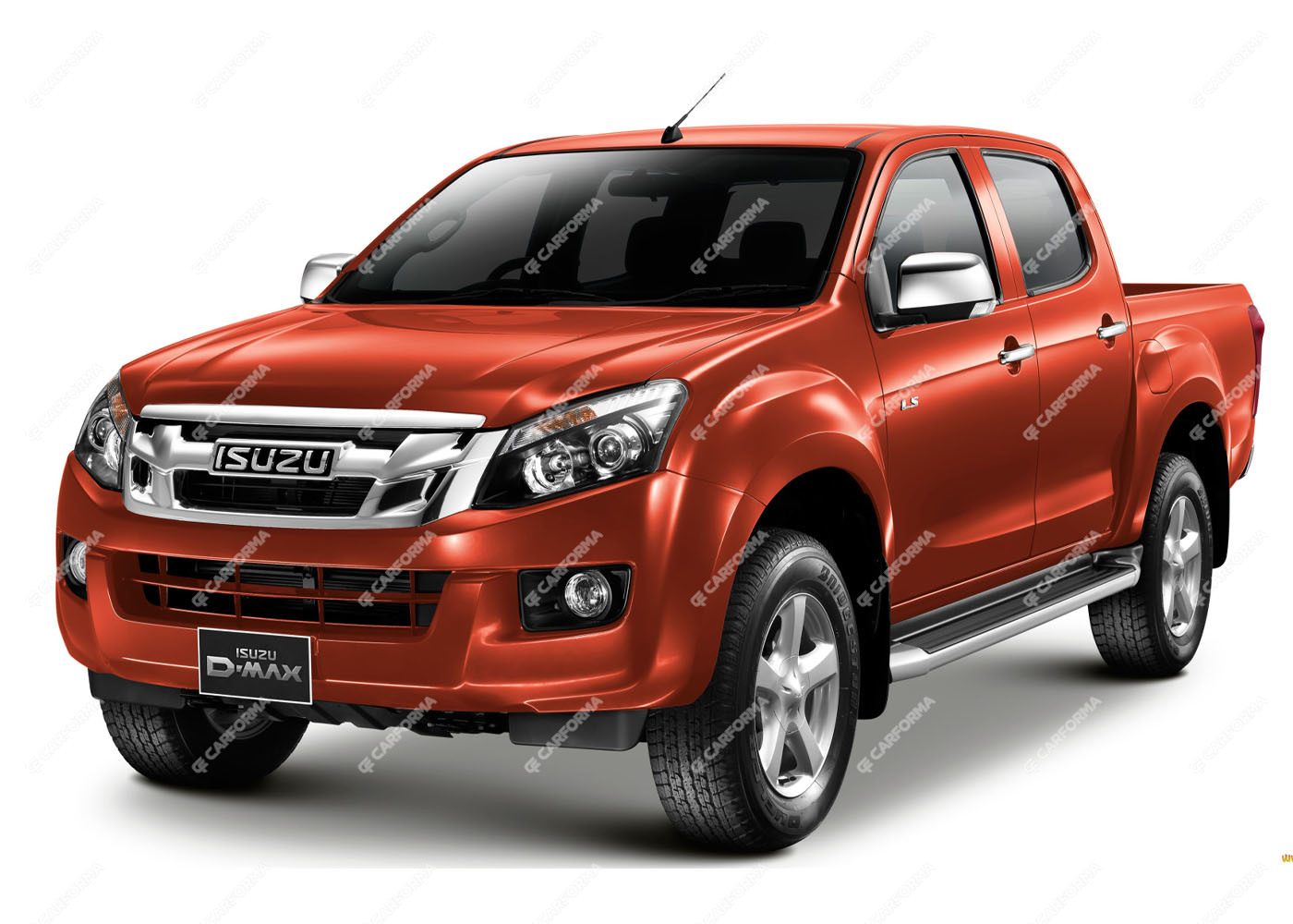 Ворсовые коврики на Isuzu D-max II 2011 - 2021