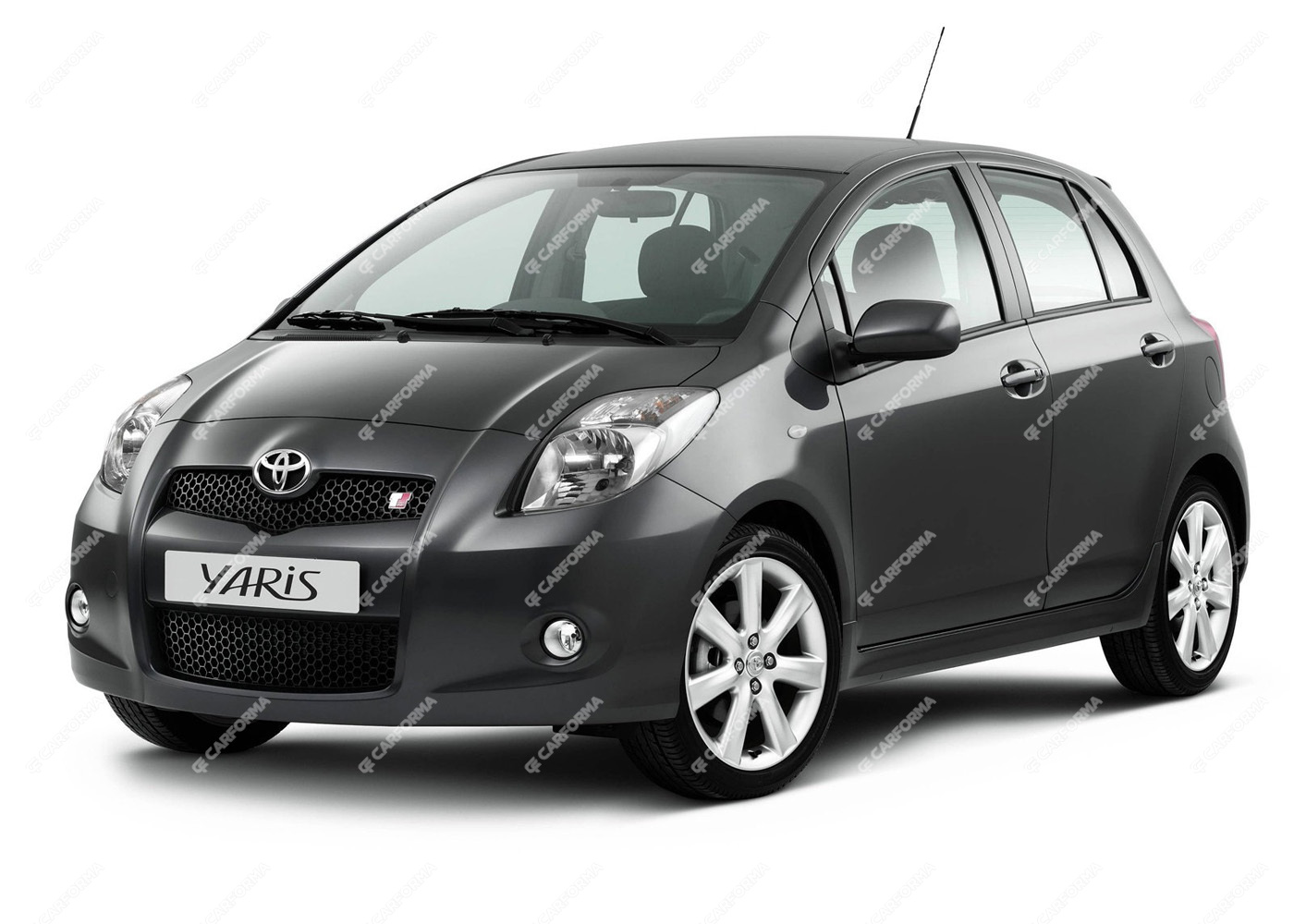 Ворсовые коврики на Toyota Yaris II 2005 - 2011