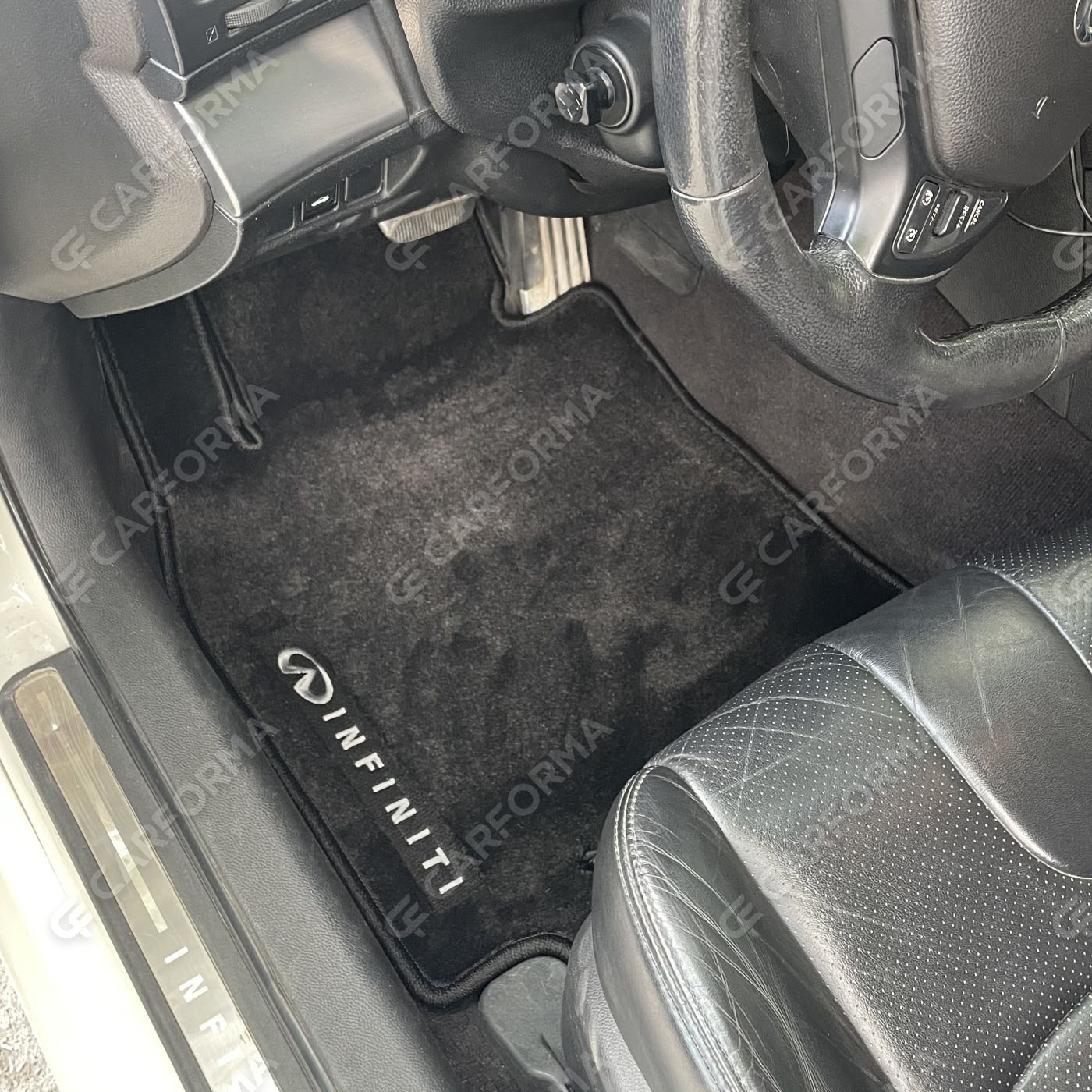 Ворсовые коврики на Infiniti G IV Седан 2006&nbsp;-&nbsp;2014 в Тюмени