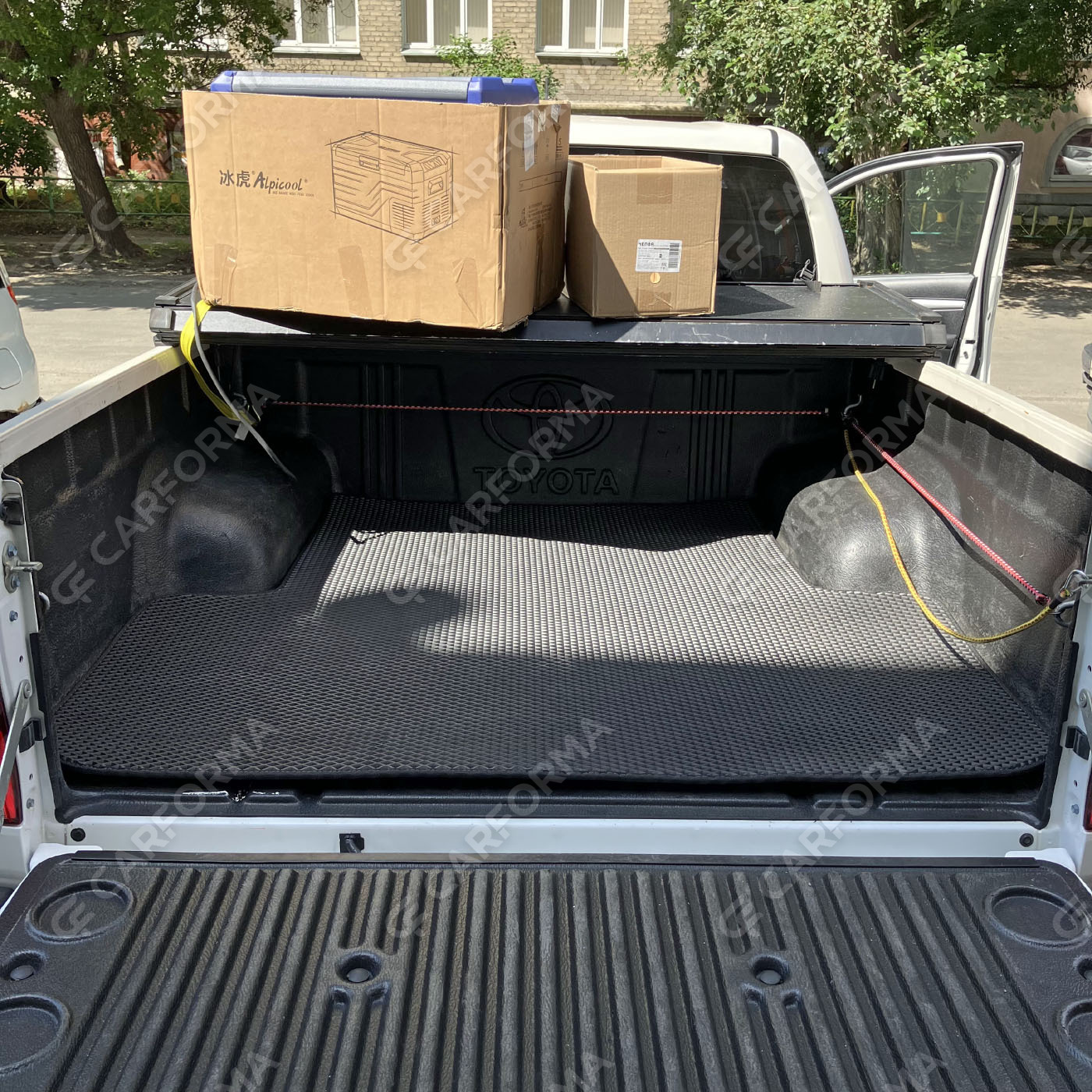 Ворсовые коврики на Toyota Hilux VII 2008&nbsp;-&nbsp;2015 в Тюмени