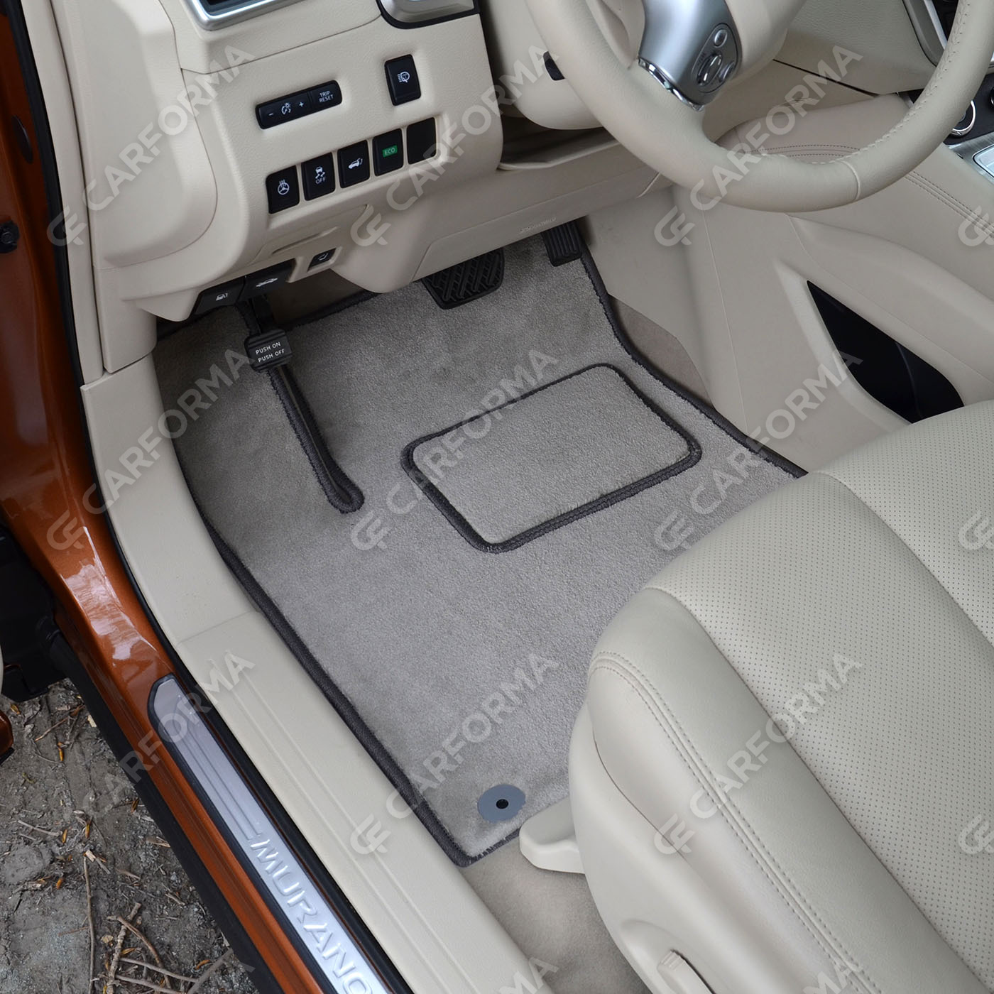 Ворсовые коврики на Nissan Murano (Z52) 2014&nbsp;-&nbsp;2022 в Тюмени