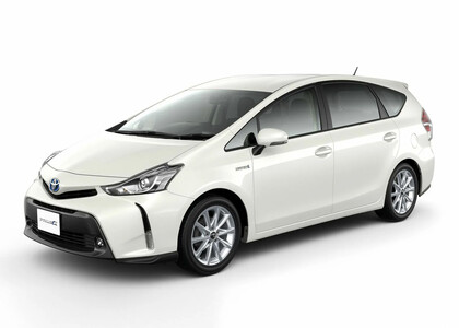 Ворсовые коврики на Toyota Prius Alpha 2011 - 2021 в Тюмени