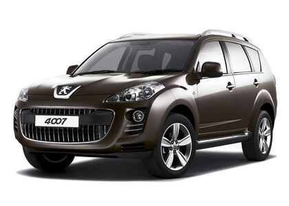 Ворсовые коврики на Peugeot 4007 2007 - 2012 в Тюмени