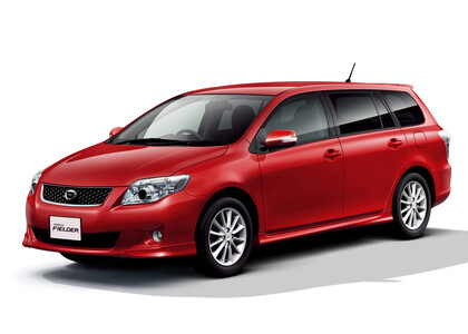 Ворсовые коврики на Toyota Corolla Fielder (E14) 2006 - 2012 в Тюмени