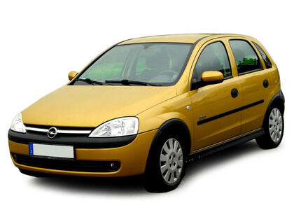 Ворсовые коврики на Opel Corsa C 2000 - 2006 в Тюмени