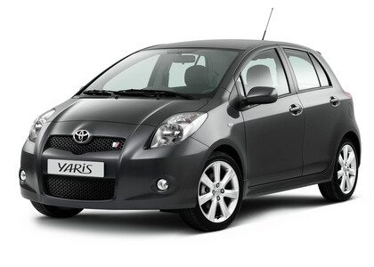 Ворсовые коврики на Toyota Yaris II 2005 - 2011 в Тюмени
