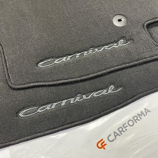 EVA коврики на KIA Carnival IV 7 мест без оттоманок 2020 - 2025 в Тюмени EVA коврики на KIA Carnival IV 7 мест без оттоманок 2020 - 2025 в Тюмени