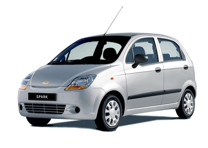 Ворсовые коврики на Chevrolet Spark II 2005 - 2010 в Тюмени