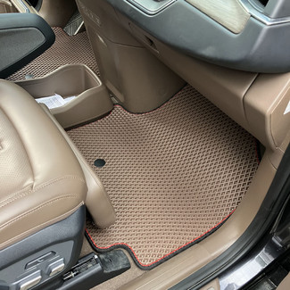 Ворсовые коврики на KIA EV9 2023 - 2025 в Тюмени